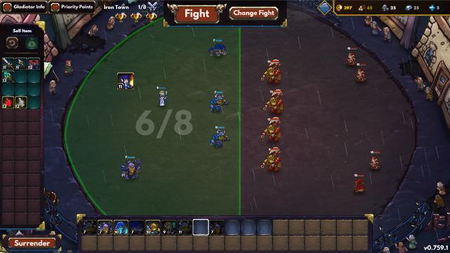 Hình ảnh trong game Gladiator Guild Manager v1.041-P2P