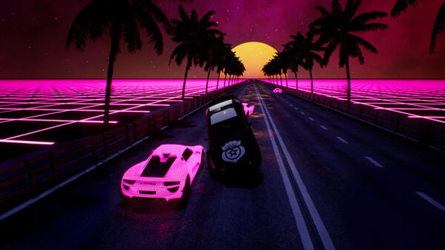 Hình ảnh trong game Synthwave Burnout v20251001-P2P