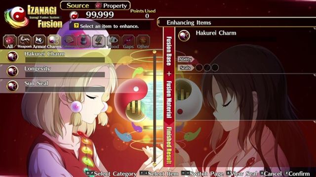 Hình ảnh trong game Touhou Genso Wanderer FORESIGHT-TENOKE
