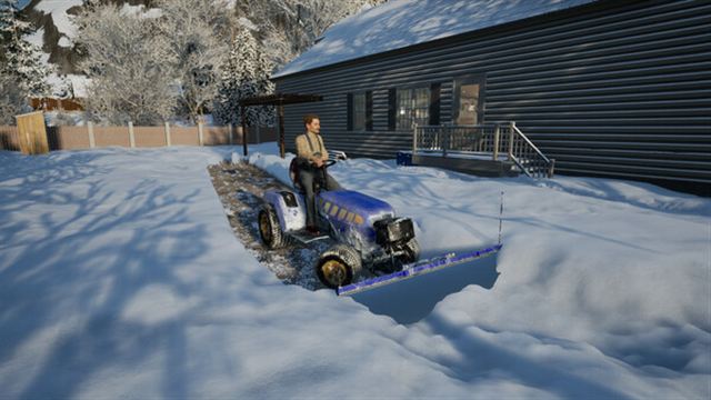 Hình ảnh trong game Snow Plowing Simulator-TENOKE