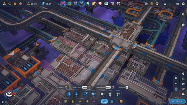 Hình ảnh trong game shapez 2 Factory-RUNE