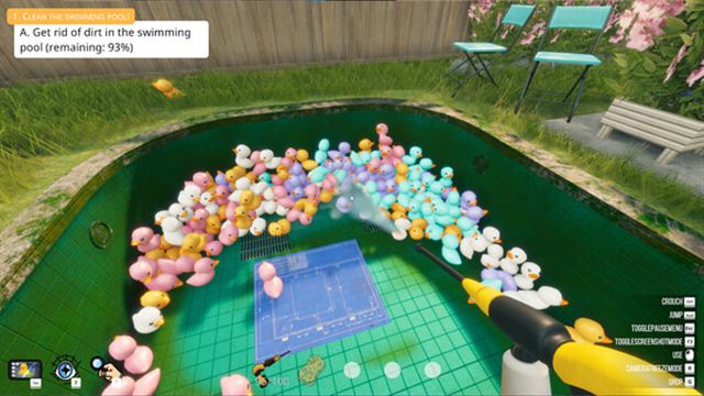 Hình ảnh trong game Pool Cleaning Simulator-SKIDROW