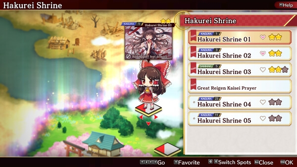 Hình ảnh trong game Touhou Danmaku Kagura Phantasia Lost v1.8.3-P2P