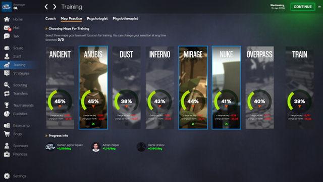Hình ảnh trong game Esports Manager 2026-TENOKE
