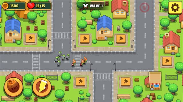 Hình ảnh trong game Zombie Tower Defense-TENOKE