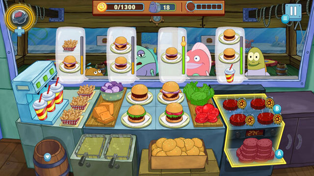 Hình ảnh trong game SpongeBob Krusty Cook Off-TENOKE