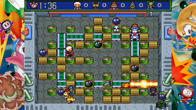 Hình ảnh trong game SUPER BOMBERMAN COLLECTION-TENOKE