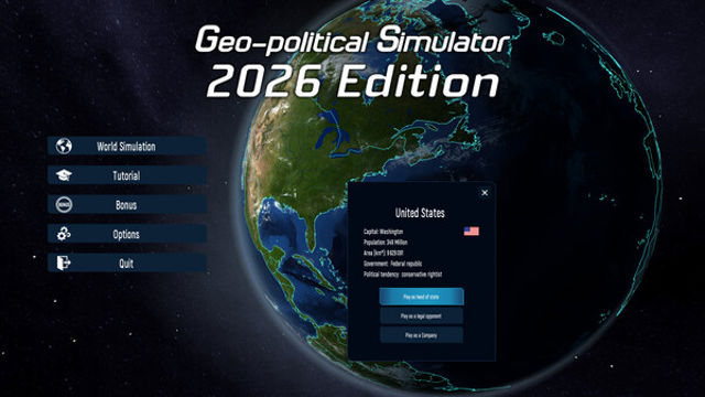 Hình ảnh trong game Geo Political Simulator 2026 Edition v2.14-P2P