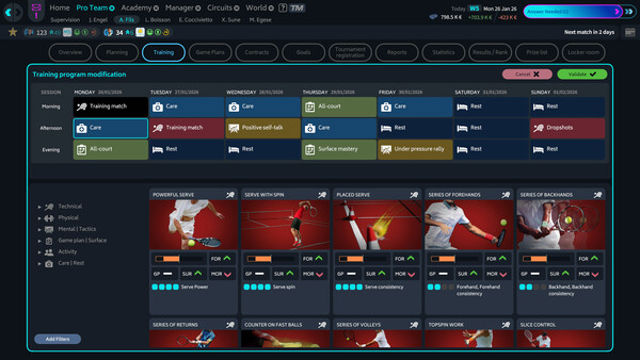 Hình ảnh trong game Tennis Manager 26-SKIDROW