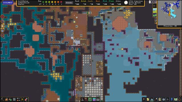 Hình ảnh trong game Dwarf Fortress v51.02-P2P